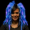 Blue Diva Dreads LED Headband